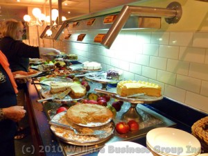 Dessert table at the Rideau Carleton Buffet