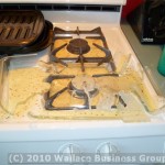 When you cook with glass, you could fall on your ass!