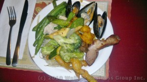 The Usual chinese buffet plate