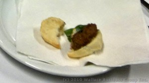 Miniature Lamb Burger