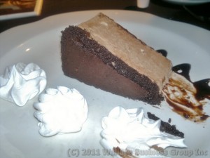 Chocolate mousse cake