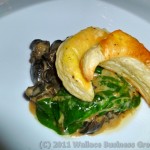 Snails, Goat cheese & wilted Spinach Snails, Goat cheese & wilted Spinach